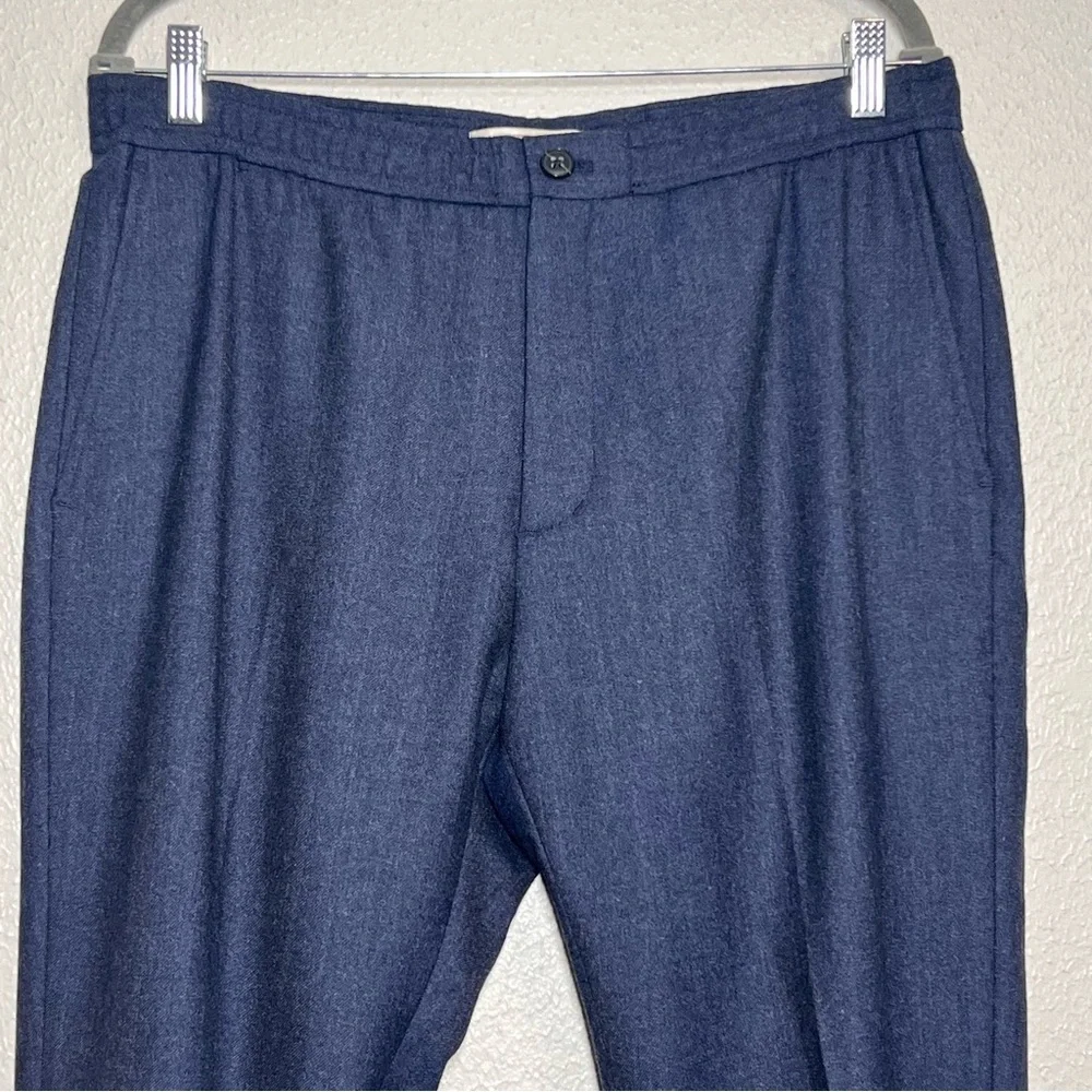Banana Republic Pants Mens Size 34x30 Heritage Collection Wool Heathered Blue